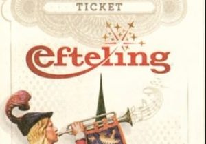 Efteling ticket. Knipsel